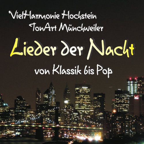 Plakat „Lieder der Nacht“ Konzert